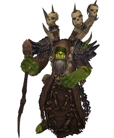 A heavily armed warlock entity